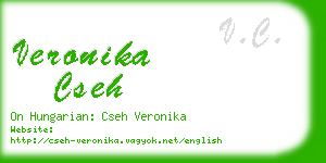 veronika cseh business card